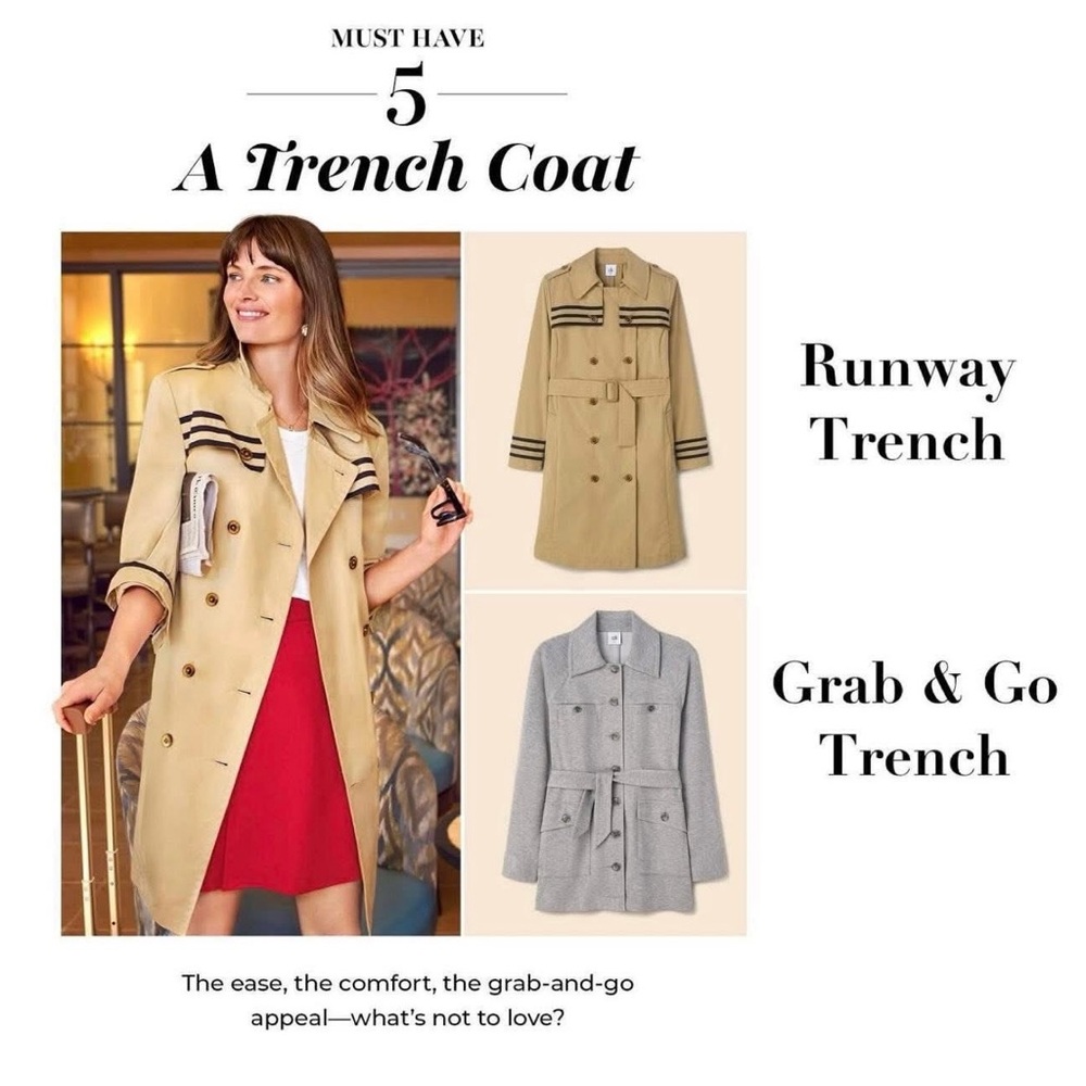 CAbi Runway Trench Coat 6669